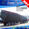 High quality Sanding transporting 3 axle side Tipper chassis semi trailer on sale